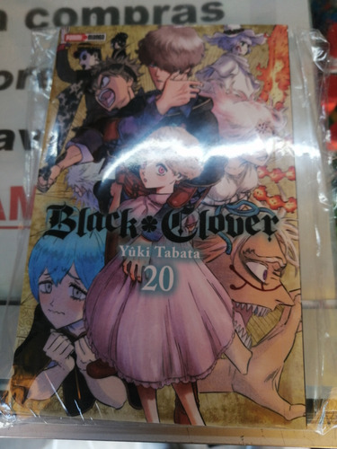 Manga Black Clover 20 Editorial Panini México. 