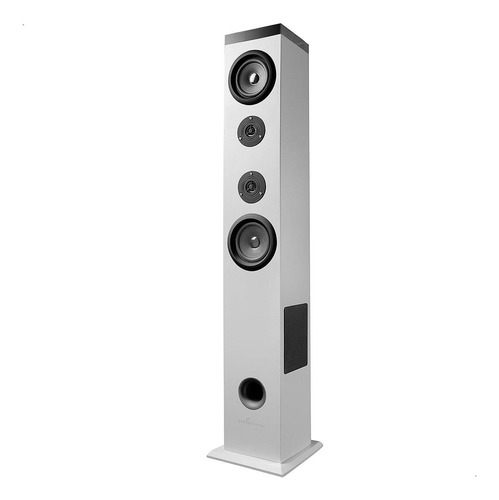 Parlante Bluetooth Radio Energy Sistem Tower 5 Dimm Color Blanco