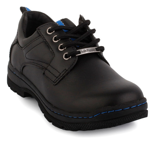 Zapato Hush Puppies New I Work Black Para Niño