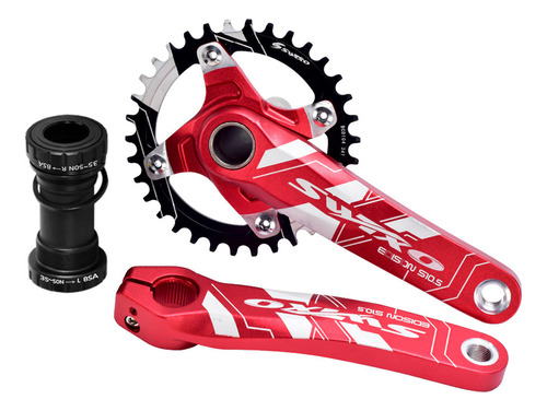 Juego De Brazos De Bicicleta Mountain Mtb 170 Mm Con Set De