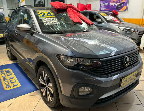 Volkswagen T-Cross 2024 1.0 Flex TSI Completo Automático Cinza