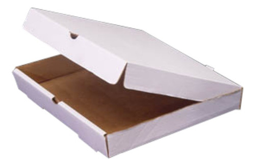 Caja De Carton Blanca Para Pizza 32x32 Cm.