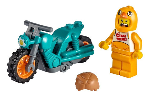 Imagen 2 de 3 de Lego City Stuntz Chicken Stunt Bike 60310 Cantidad De Piezas 10