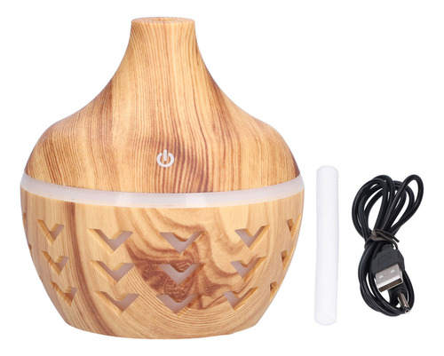 Difusor De Aroma, Purificador De Aire Usb De Grano De Madera