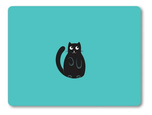 Mouse Pad 23x19 Cod.1215 Gato Celeste