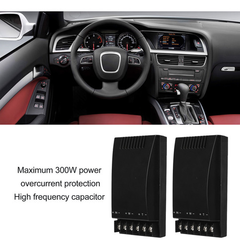 Crossover De Coche De 2 Vías, 100 W, Salida De 1 V, Sonido C