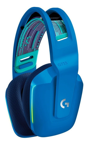 Imagen 4 de 5 de Logitech G733 Diadema Gamer Inalámbrica Rgb Usb Azul
