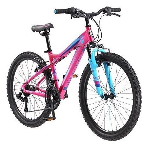 Mangosta Las Niñas Silva Bicicleta De Montaña Rosa 24 Rued