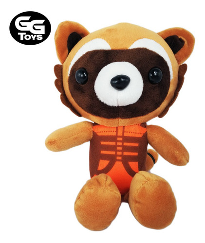 Imagen 2 de 3 de Rocket Guardianes De La Galaxia Peluche 23 Cm/ Algodón Felpa