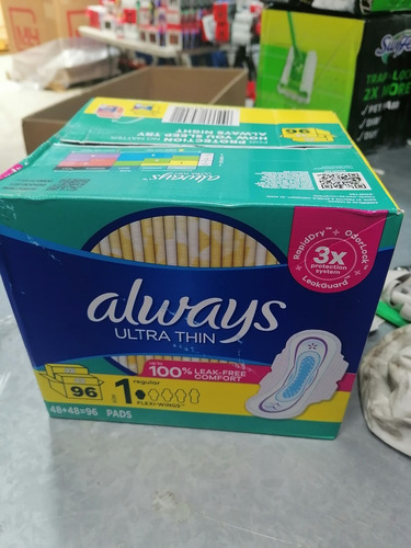 Imagen 2 de 2 de Always Ultra Finas Tamaño 1 Regular Con Alas (96 Pzas.)