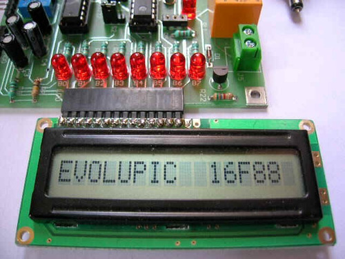 4 Pzs Display Lcd 16x1 Bolt 18f2550 Conector 14 Pin