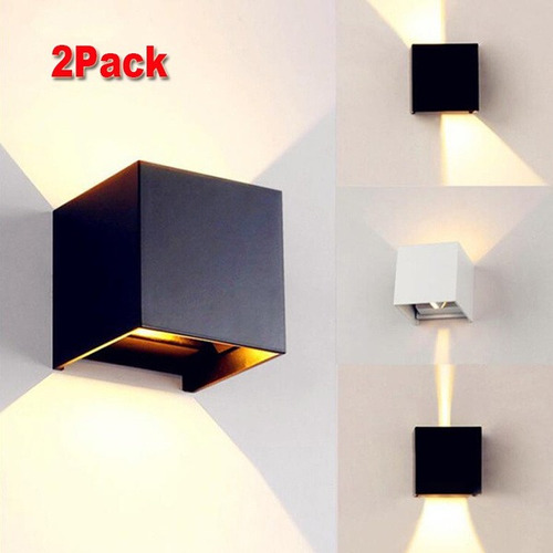 10w Dimmable Cube Cob Llevó La Lámpara De Pared Impermeable