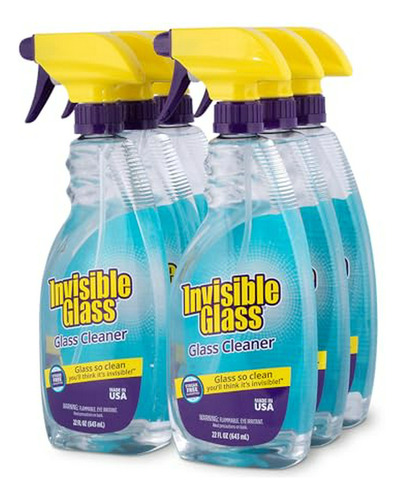 Limpiador De Vidrio Invisible Glass 92160-6pk 22 Oz Para Hog