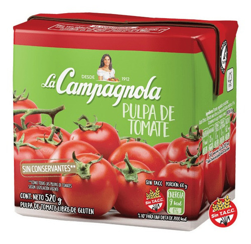 Pulpa De Tomate La Campagnola Mediano