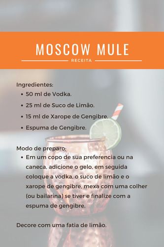 Combo Do Drink - Moscow Mule - Smirnoff - Brinde Surpresa