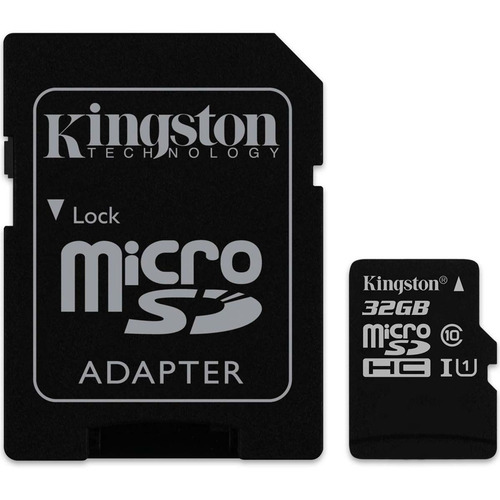 Tarjeta de memoria Kingston SDCS2 Canvas Select Plus con adaptador SD 32GB