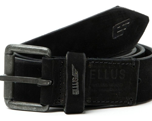 Cinto Ellus Nobuck Masculino Preto Tamanho 105