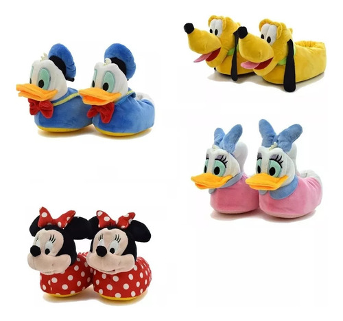 Pantuflas Mickey Y Sus Amigos Disney Phi Phi En Casa Valente