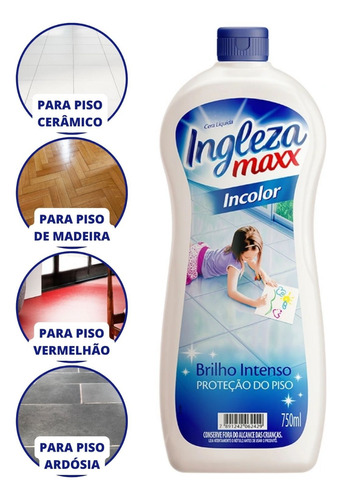 Cera Liquida Ingleza Maxx Tradicional Incolor 750ml