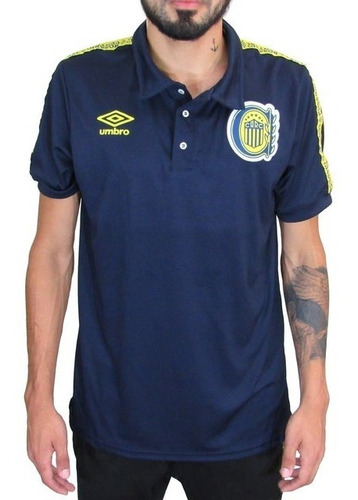 Polera Rosario Central 2022/23 Salida Polo Azul Nueva Umbro