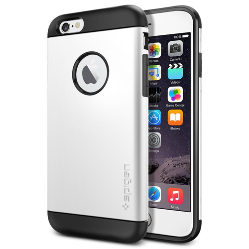 Nueva Carcasa Original Spigen Slim Armor iPhone 6 6s Blanco