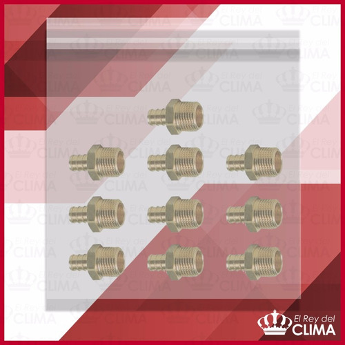 Racor Recto Rosca M 1 X 1 Giacomini Gz107y055 X Unid