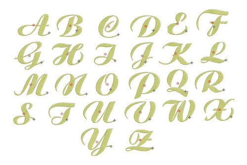 Diseño Bordar Matrices Maquinas Bordadoras Abecedario Letras