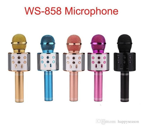 Imagen 1 de 6 de Microfono  Bluetooth Karaoke Para Niños || Por Mayor