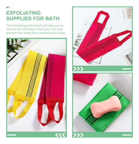 Toalla Bañarse Toallita Fregar Espalda Exfoliar