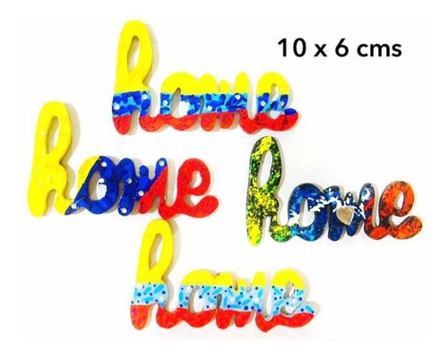 Imagen 6 de 8 de Imanes Decorativos Venezuela Souvenirs Recuerdos Mdf Pack 3
