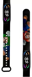 Correa Compatible Xiaomi Mi Band 5 Y 6 Mario Y Luigui