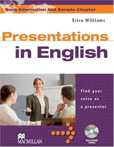 Presentations In English With Dvd, De Erica J. Williams. Editorial Macmillan, Tapa Blanda En Inglés