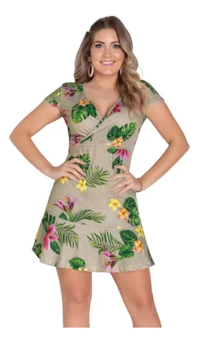 Vestido manga store copinho