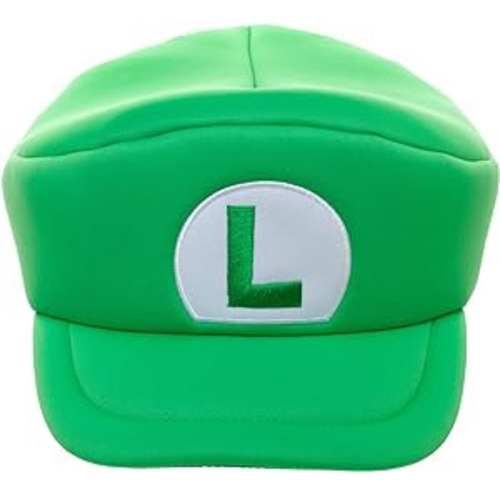 Gorro Super Mario Cosplay Luigi  L  Verde Original Nintendo 