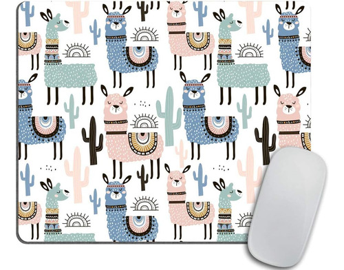 Mouse Pad Llama, Alpaca De Animales Lindos Con Ca