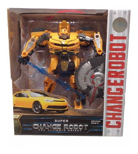 Imagen 1 de 3 de Robot Transformable En Auto C/ Accesorio 25cm Tr30/tr20