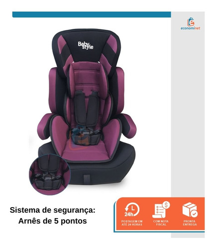 Cadeira Automovel Carro Bebe Infantil Tx 9 A 36kg Star Baby