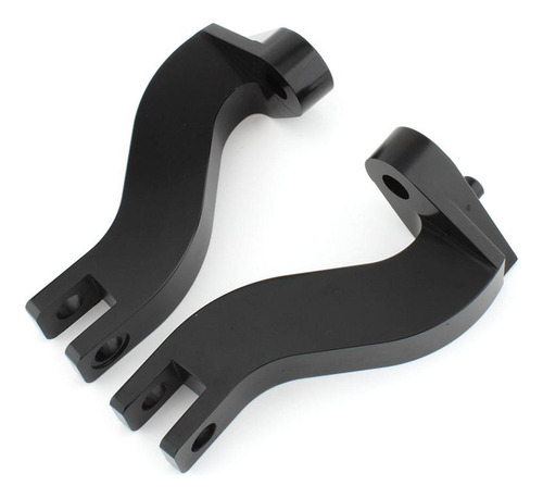 2 Uds Soporte De Clavijas De Pie De De Motocicleta, Negro