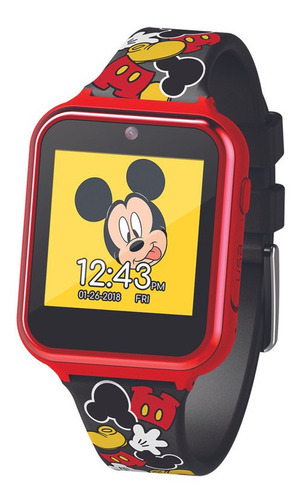 Reloj Inteligente Infantil Smartwatch Mickey Mouse Color de la caja Rojo