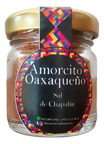 Sal Con Gusano De Maguey, Con Chapulin, Con Jamaica - 6botes