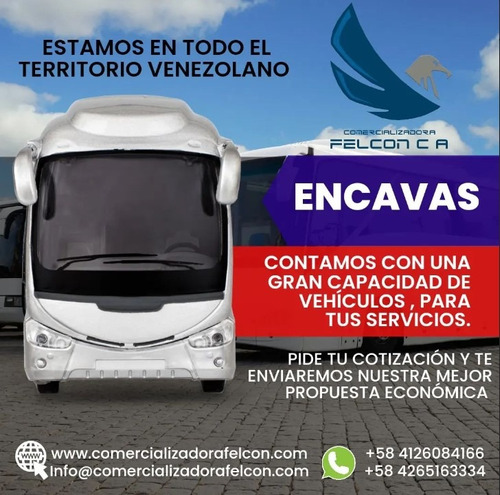 Servicio Ejecutivo En Encavas, Coaster, Vans Y Pullman