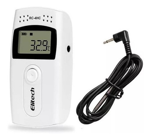 Medidor De Temperatura Y Humedad Data Logger Elitech Rc4hc