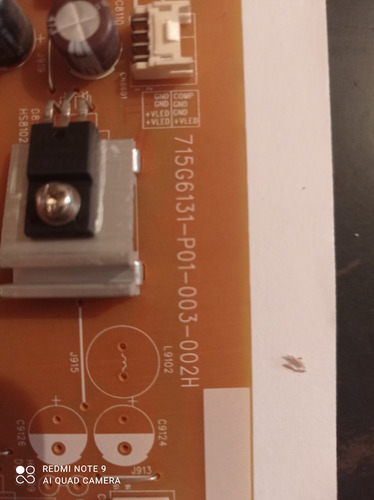 Fuente Para Pantalla Vizio Modelo D43f-e1 (Usado)