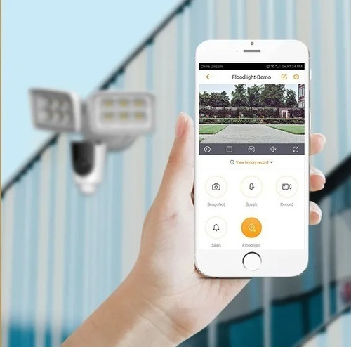 Imagen 5 de 5 de Camara Seguridad Wifi Imou Floodlight Pir Reflector Audio