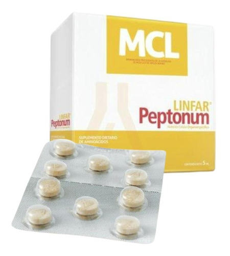 Aumento Muscular Peptonas Mcl Pastillas Linfar 100% Natural