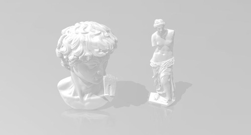 Venus De Milo + Busto David 