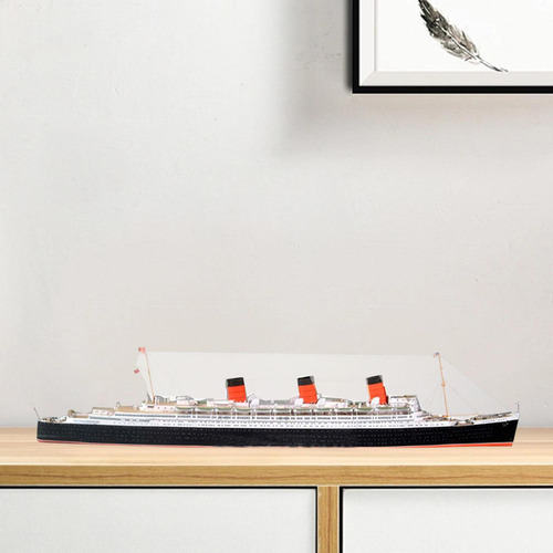 Crucero De Construcción De Rompecabezas 3d Modelo A Escala