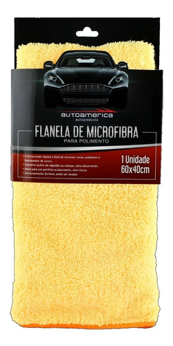 Flanela De Microfibra Autoamerica Premium 60x40