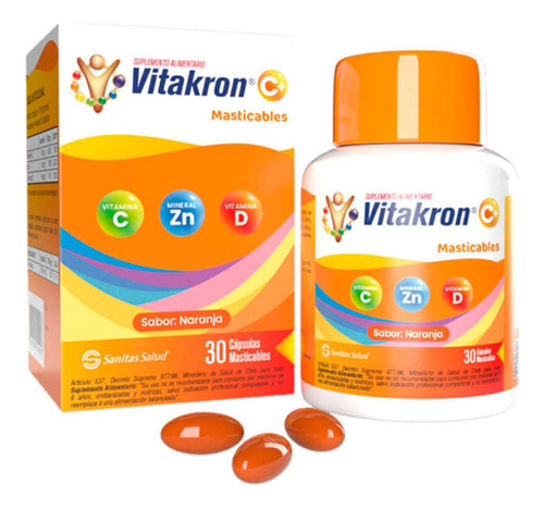 Vitakron C + Masticables 30 Capsulas