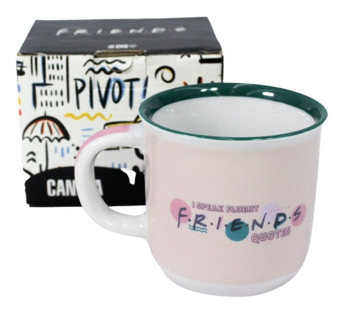 Caneca Friends De Porcelana 200 Ml Mini Oficial Warner Bros